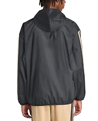 adidas Men's Essential Three-Stripes Woven Windbreaker