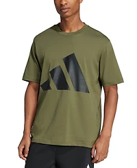 adidas Men's 3 Bar Logo Graphic Cotton T-Shirt
