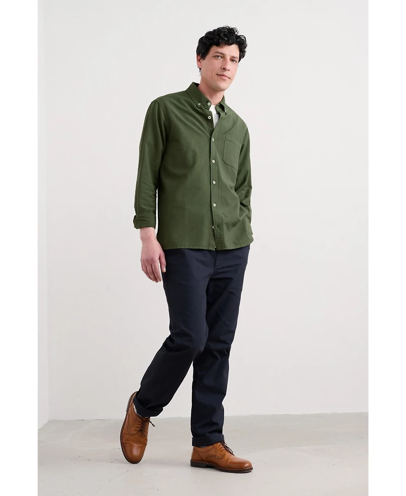 Seasalt Cornwall Men's Jenken Long Sleeve Oxford Shirt