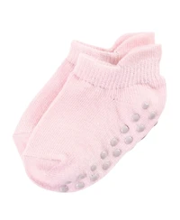 Touched by Nature Toddler Girls 12Pk Natural Non Skid Socks