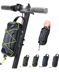 Urbanmax Electric Scooter Storage Bag, Waterproof 2L Handlebar Bag with Multicolor Drawstrings