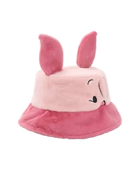 Winnie the Pooh Men's Piglet Pink Short Faux Fur Bucket Hat