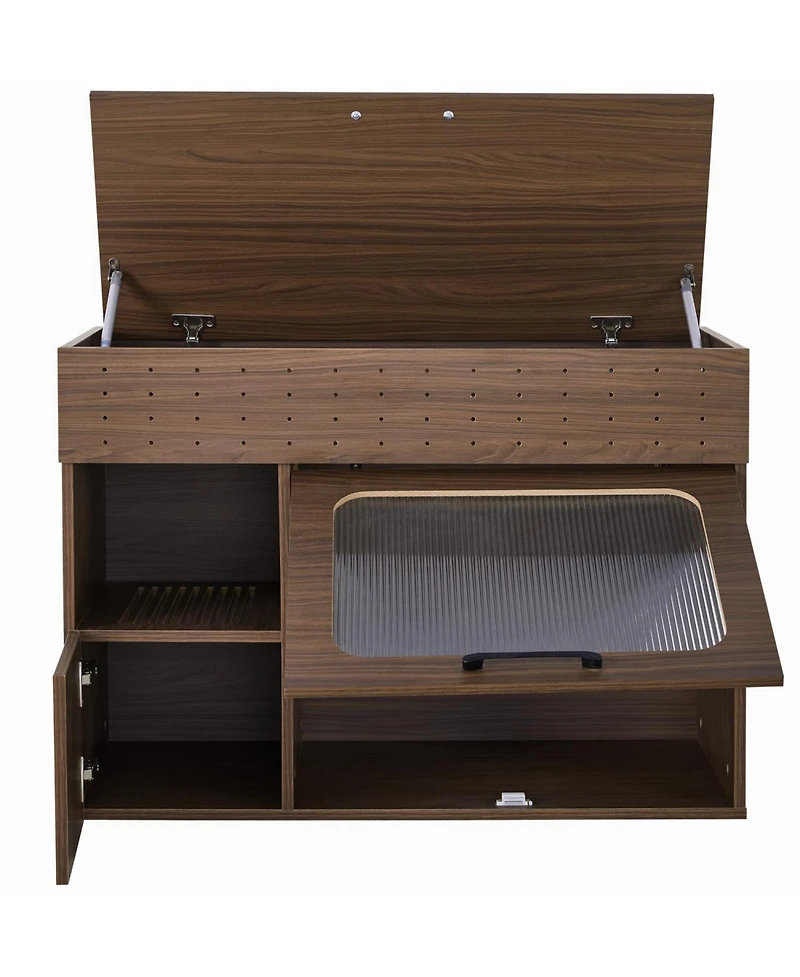 Streamdale Furniture Furniture Style Cat litter box house With Storage