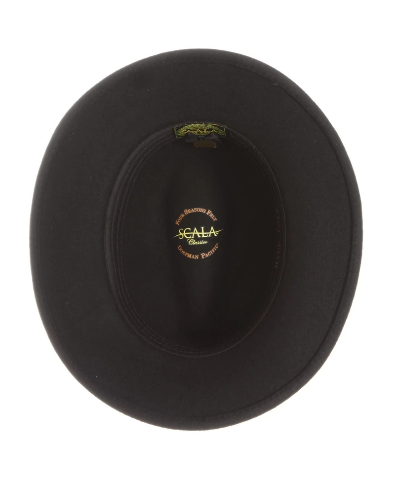 Scala Men's Crushable Felt Safari Hat
