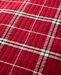 Charter Club Brushed Cotton Plaid 3-Pc. Quilt Set, Full/Queen, Macy's Exclusive