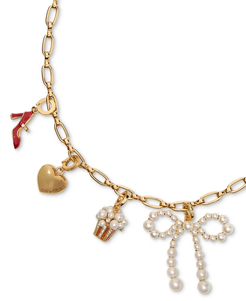 kate spade new york One A Million Chain Charm Necklace, 16" + 3" extender