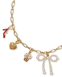 kate spade new york One A Million Chain Charm Necklace, 16" + 3" extender