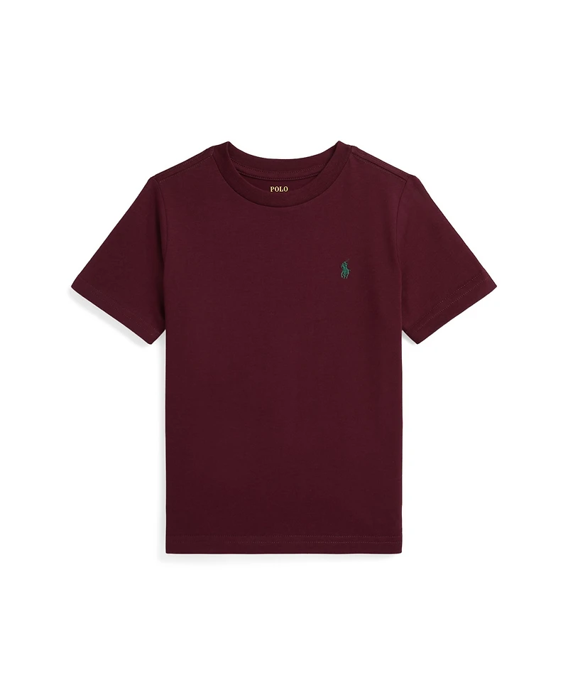 Polo Ralph Lauren Toddler and Little Boys Cotton Jersey Crewneck T-Shirt