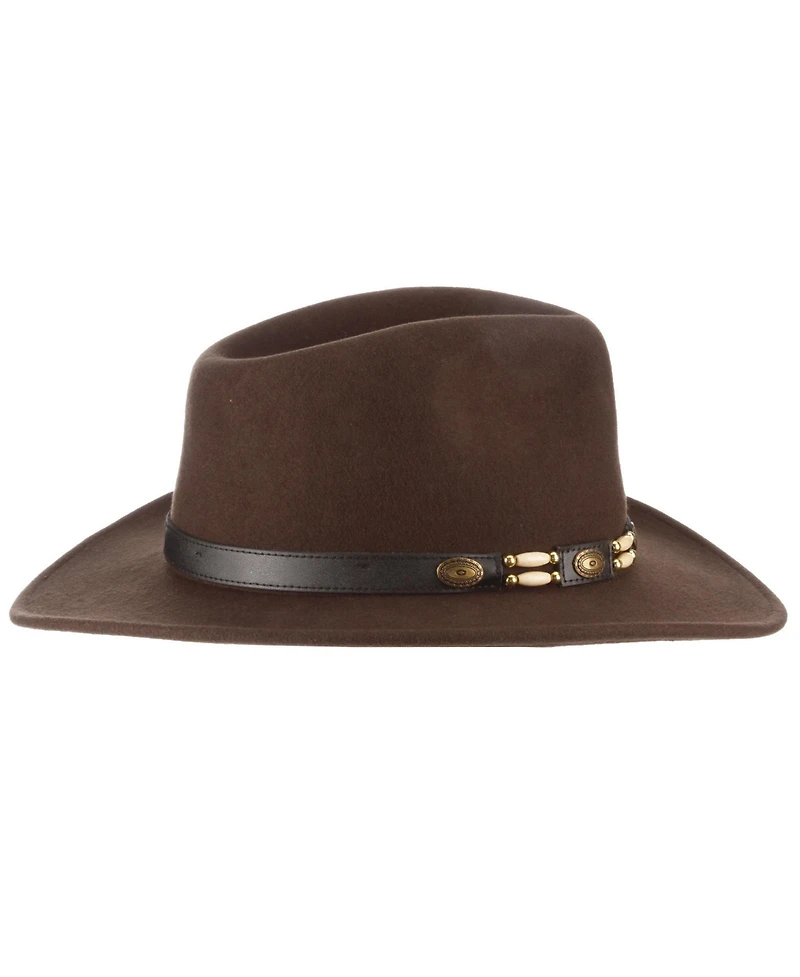 Scala Men's Crush Felt Tracker Hat