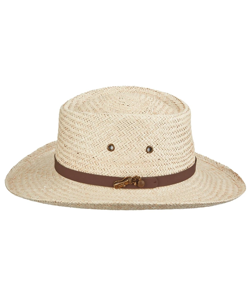 Scala Men's Palm Fiber Gambler Hat