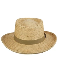 Scala Men's Raffia Gambler Hat