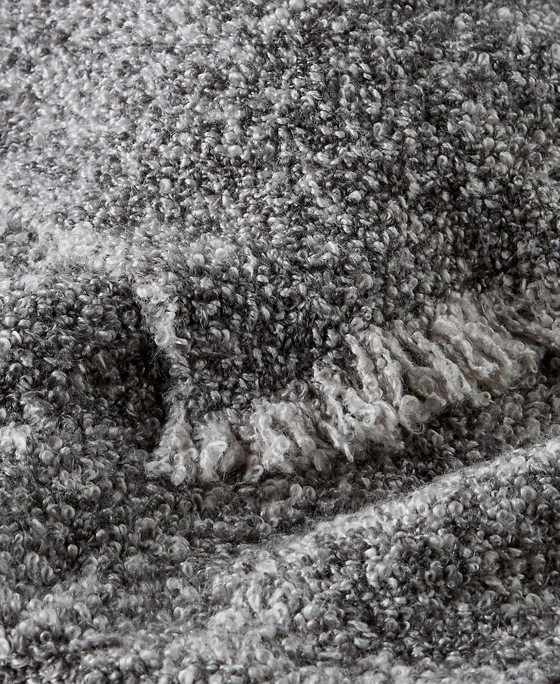 Oake Heathered Boucle Throw, 50" x 60", Exclusively for Macy's