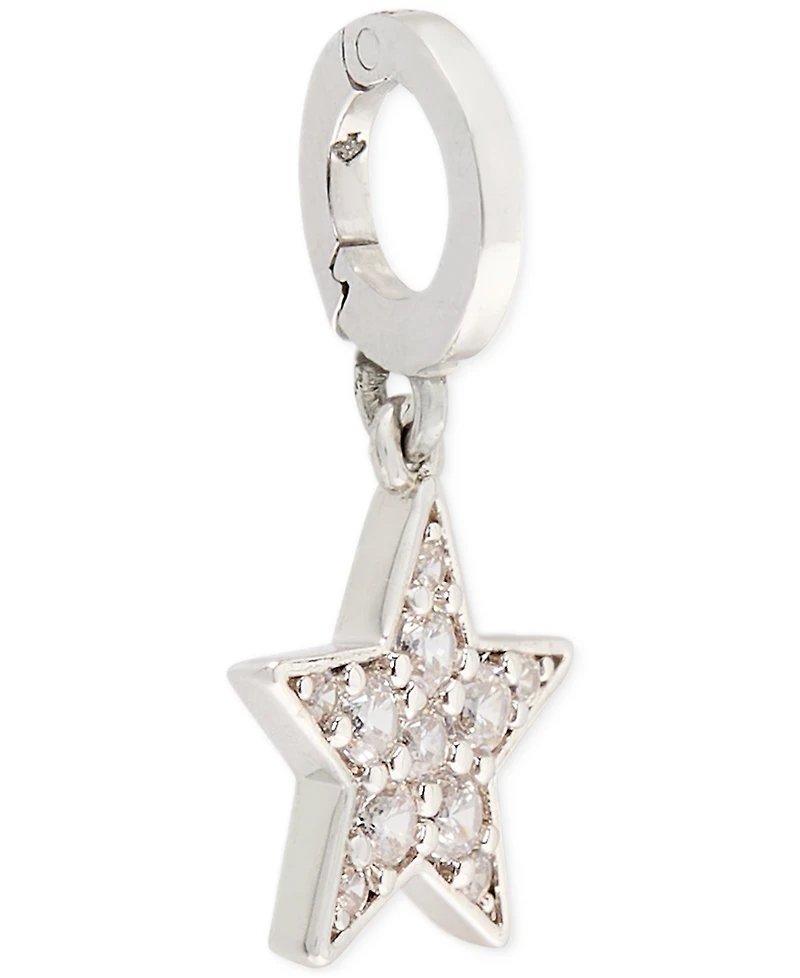 kate spade new york Cubic Zirconia Silver-Tone One In A Million Star Charm