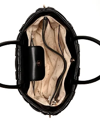 Guess Marion Quilted Large Satchel Bag