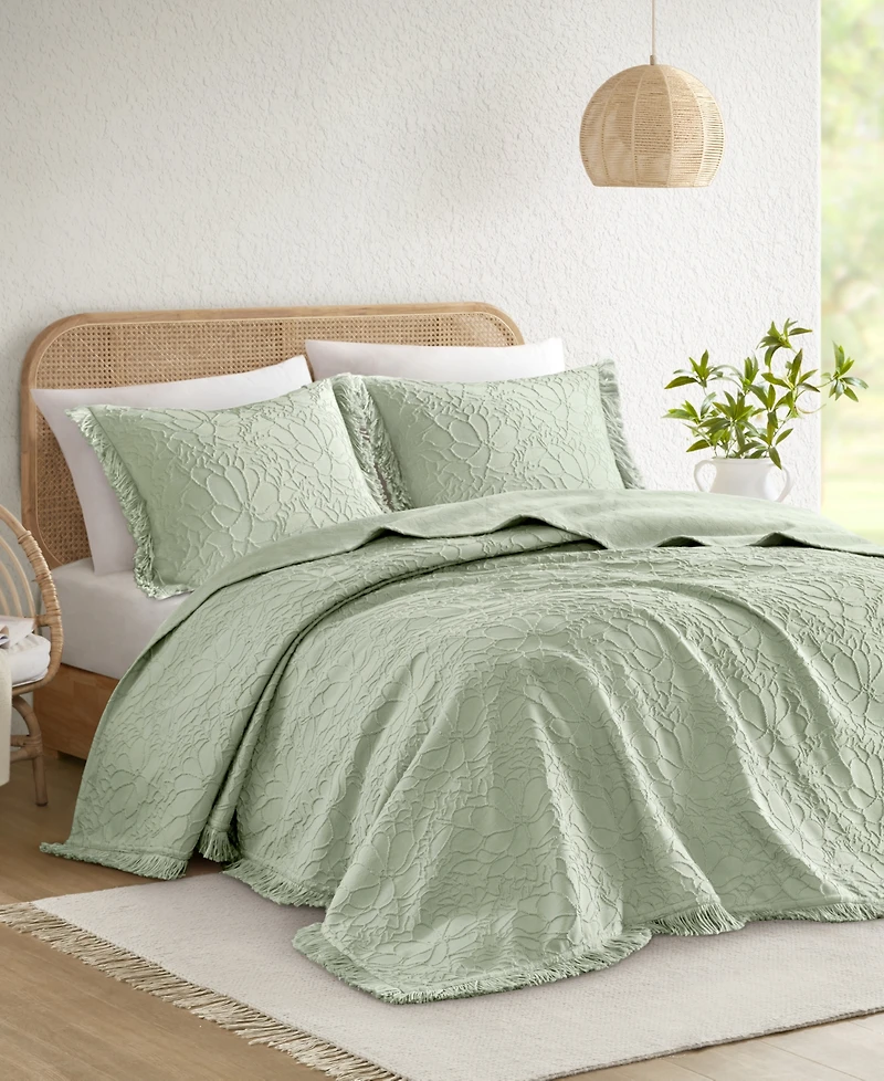 Madison Park Willow Lightweight Breathable 3-Pc. Bedspread Set