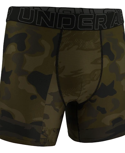 Under Armour Men's Printed Performance Tech Mesh 6" Boxer Briefs