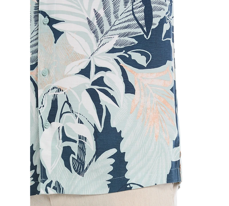 Cubavera Men's Big & Tall Tropical-Print Shirt