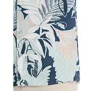 Cubavera Men's Big & Tall Tropical-Print Shirt