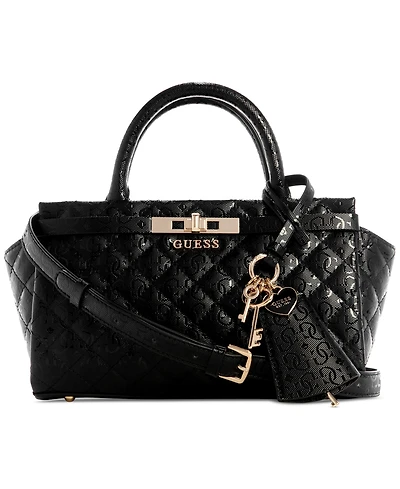 Guess Idra Small Quilted Satchel Bag