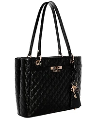 Guess Idra Noel Large Quilted Tote Bag
