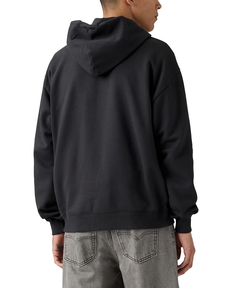 Levi's Men's Relaxed Fit Cropped Full-Zip Hoodie