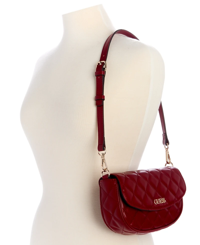 Guess Tinsley Small Quilted Flap Shoulder Bag
