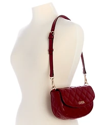 Guess Tinsley Small Quilted Flap Shoulder Bag