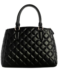 Guess Tinsley Medium Quilted Three Compartment Satchel