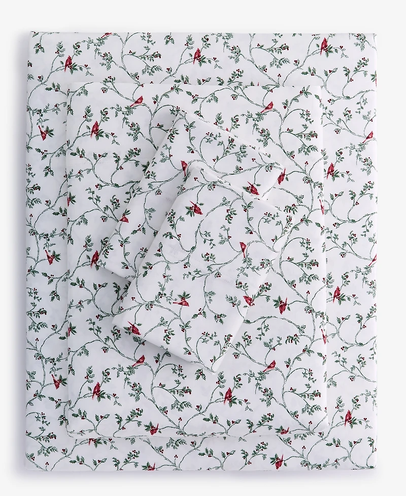 Charter Club 550 Thread Count Printed Cotton 4-Pc. Sheet Set, King, Exclusively at Macy's