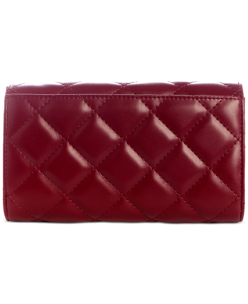 Guess Tinsley Quilted Phone Organizer Wristlet