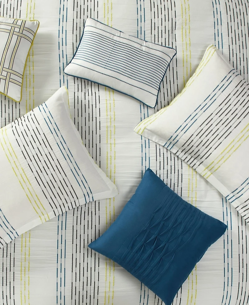 Stratford Park Merida Stripes 7-Pc. Comforter Set