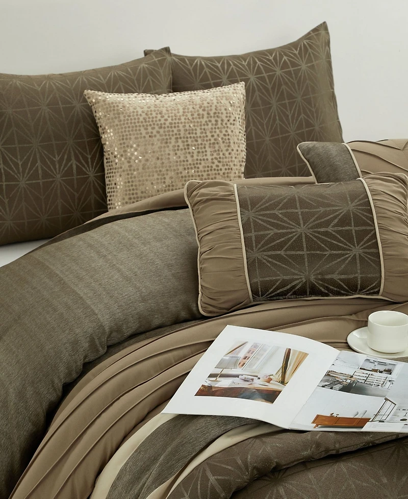 Stratford Park Trinity Geometric 9-Pc. Comforter Set