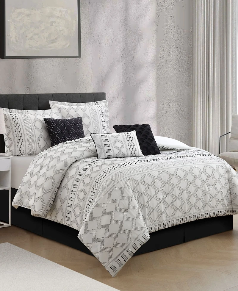 Stratford Park Ariana Geometric 7-Pc. Comforter Set