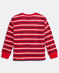 Epic Threads Toddler Boys Striped Crewneck Thermal Sweatshirt
