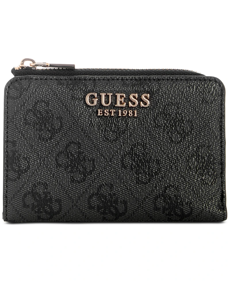 Guess Laurel Ii Logo Zip Around Card Case