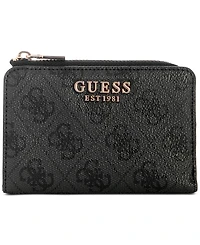 Guess Laurel Ii Logo Zip Around Card Case
