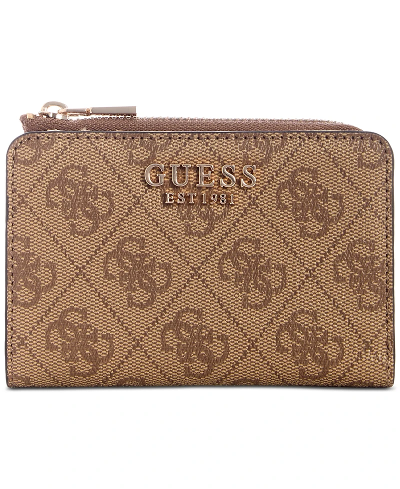 Guess Laurel Ii Logo Zip Around Card Case