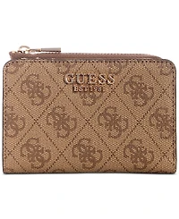 Guess Laurel Ii Logo Zip Around Card Case