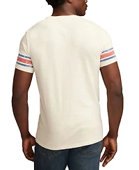 Lucky Brand Men's Athletic Short Sleeve Crewneck Logo Graphic T-Shirt