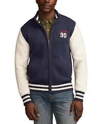 Lucky Brand Men's Zip Sweater Bomber