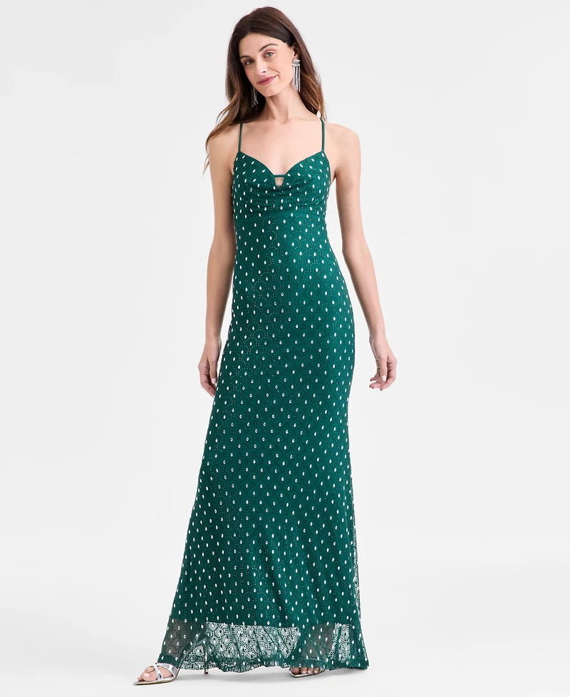 Seni and Cade Juniors' Cowl Back Dress