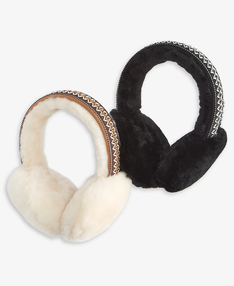 Ugg Women's Braided Fur Earmuffs