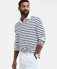 Club Room Men's Pencil Stripe Rugby Shirt, Macy's Exclusive