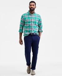 Club Room Men's Regular-Fit Plaid Flannel Shirt, Created for Macy's