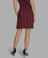 Bcbg Women's Textured-Knit Mini Skirt