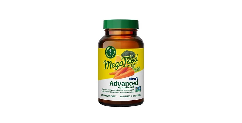 MegaFood Men's Advanced Multivitamin, 60 Tabs