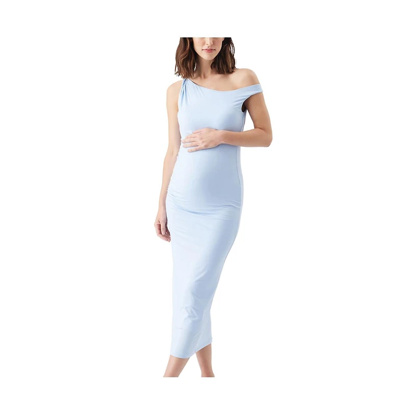 Ripe Maternity Luxe Knit Off Shoulder Dress