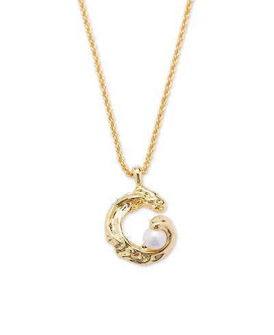 Classicharms Nicole Molten C Hoop Pendant Necklace