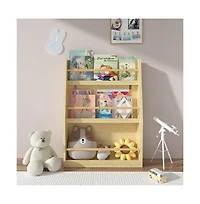 Cesicia 3 Tier Kids Book Shelf, Kids Book Rack, Helps Keep Bedrooms, Playrooms, and Classrooms Organized