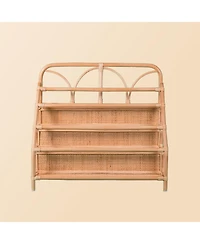 Momiji - Handcrafted Rattan Elena Montessori Kids Bookshelf - Wicker